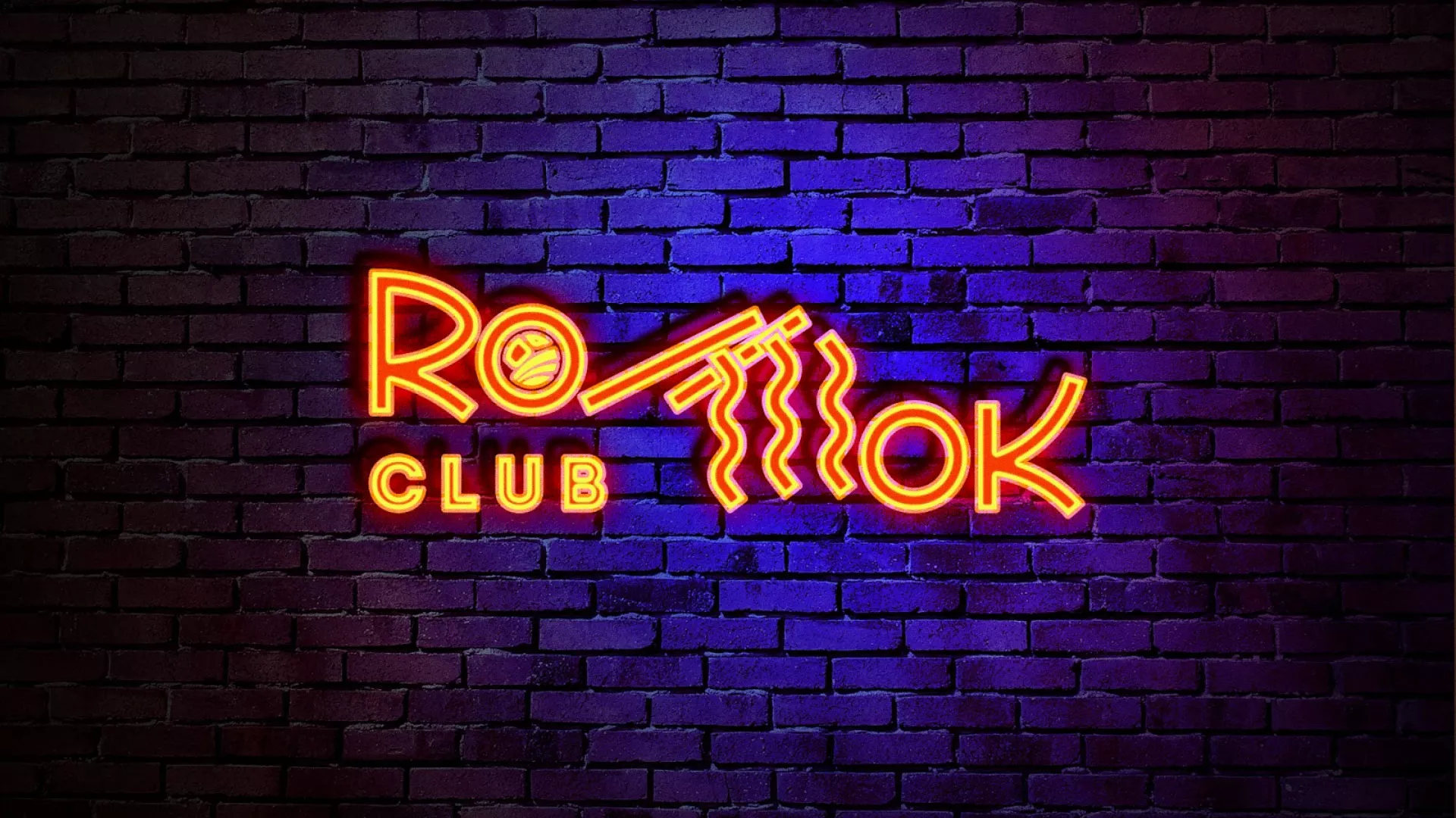 Разработка интерьерной вывески суши-бара «Roll Wok Club» в Советске